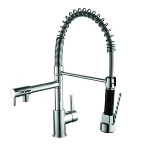 Duel Dual spout kitchen mixer tap