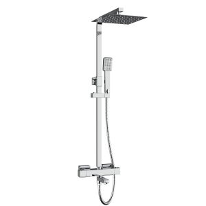 Pure dual shower with bath spout